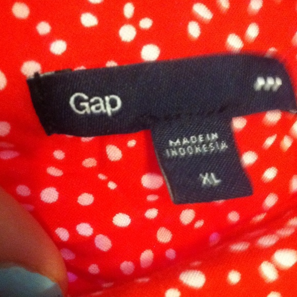 Gap red polka dot skirt - Picture 2 of 2