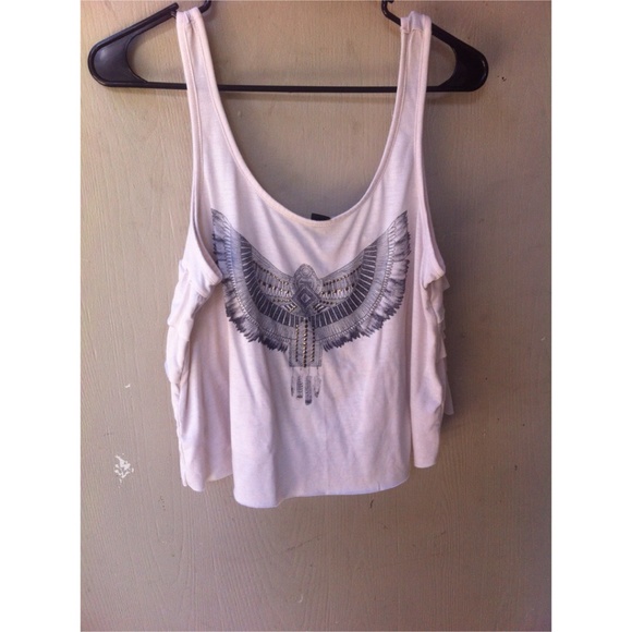 Eagle print tank top