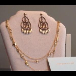 Stella and dot necklace earring bundle