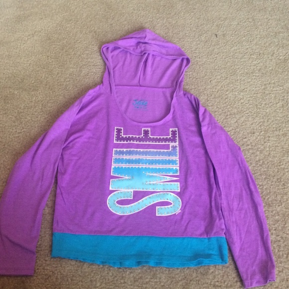 Girls hooded shirt