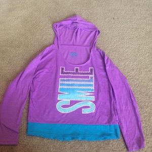 Girls hooded shirt