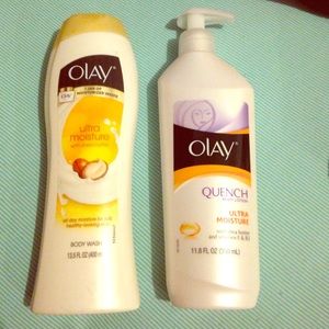 Olay wash and lotion