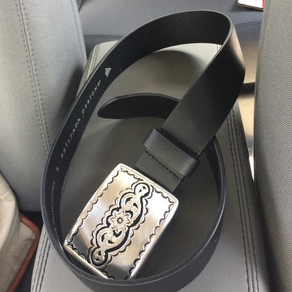 Silpada Designs Black Leather Belt. Size Small - Picture 1 of 4