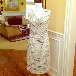 Worth designer tweed dress
