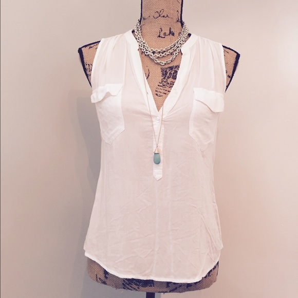 White, lightweight tank top