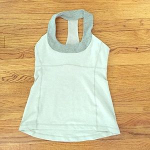 Lululemon gray scoop neck tank