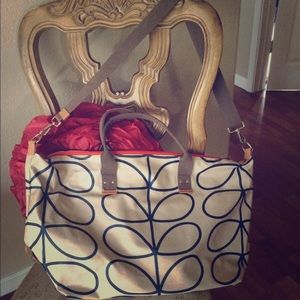 NWOT Anthropologie Orla Kiely Weekender