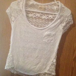 Hollister lace top