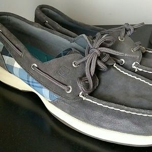 NEW Grey Sperry shoes