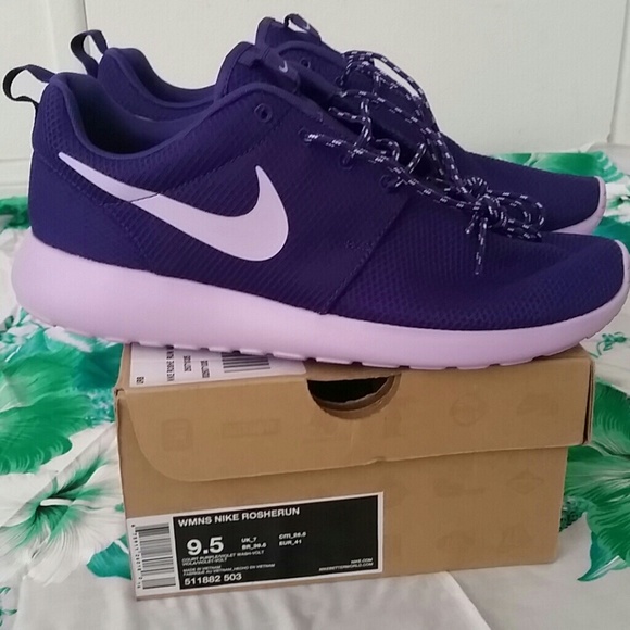 Nike Shoes - Nike Rosherun purple/purple. Brand new size 9.5