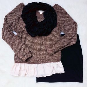 NEW🚩Maison Jules Brown Sweater