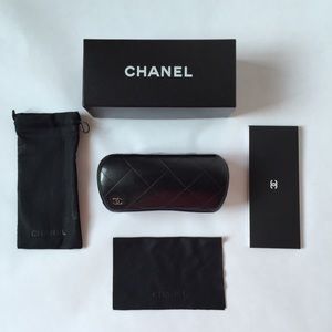 Authentic Chanel Case, Sleeve, Cloth, Box & Insert