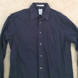 Long sleeve baby blue gap shirt