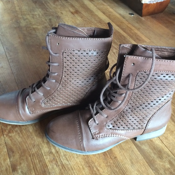 Madden Girl Combat Boots