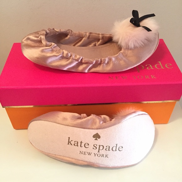 kate spade Shoes - Kate Spade Camden Satin Slippers