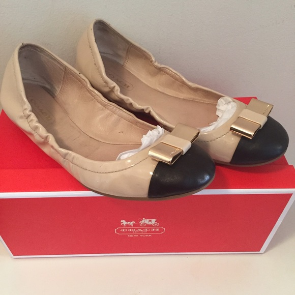 Coach Shoes - Coach Demi Patent Ballet Flats