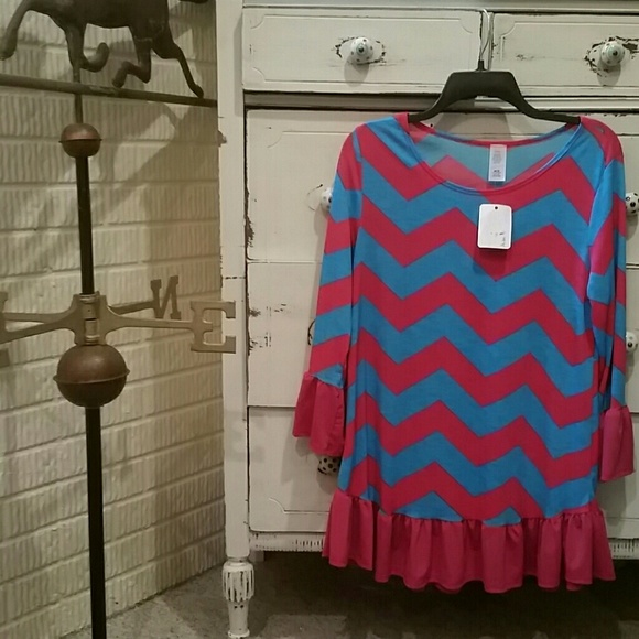 Stretchy chevron shirt