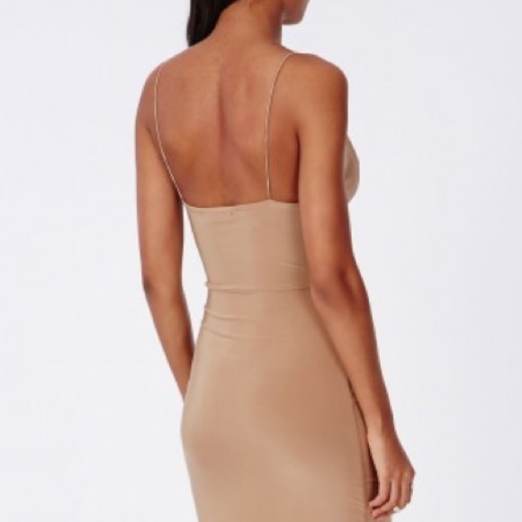 Missguided camel bodycon dress - Picture 4 of 4
