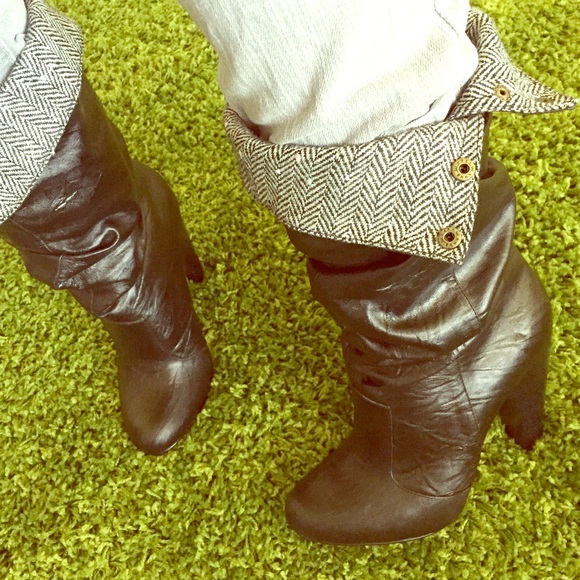 Qupid Boots - Qupid faux leather heel boots