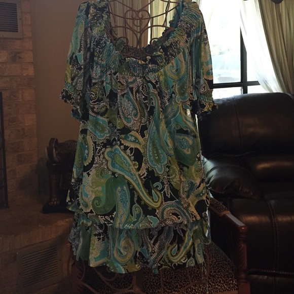 Paisley Print Blouse