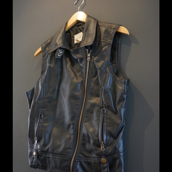 Leather Vest Jacket