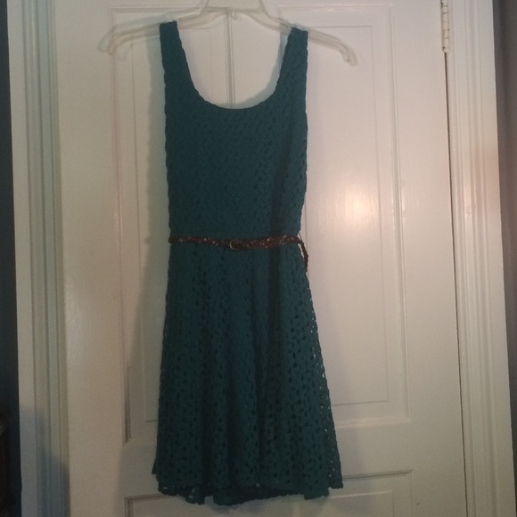 Lily Rose, Dark Green, Accent Belt, Small, New