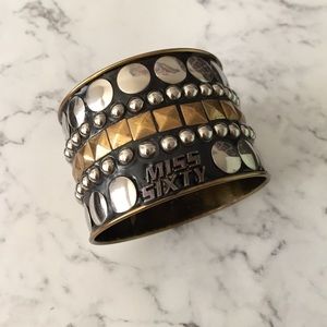 Miss Sixty Studded Cuff Bracelet