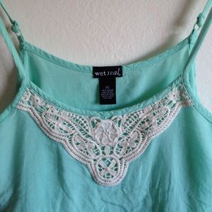 sea foam green wet seal tank