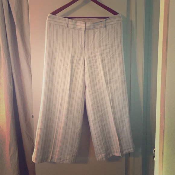 Ann Taylor loft linen/rayon gauchos
