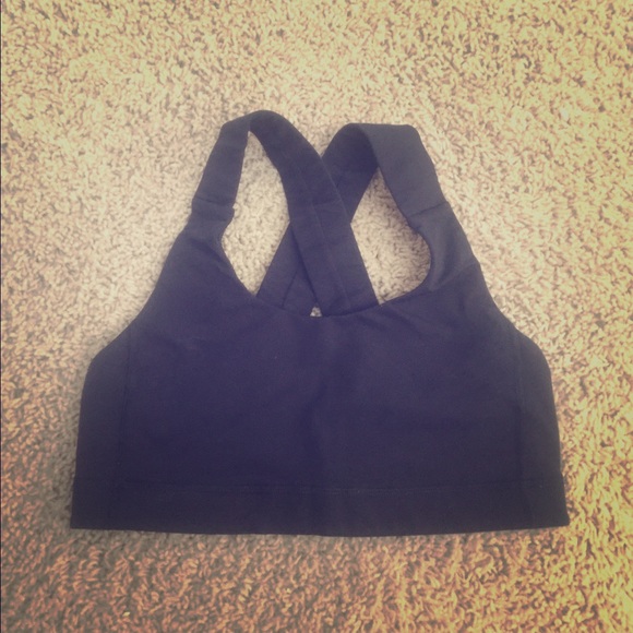 Black Lululemon all sports bra