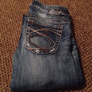 Silver jeans