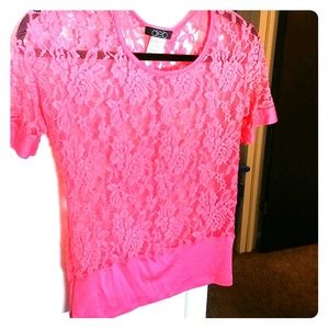 Lace tee