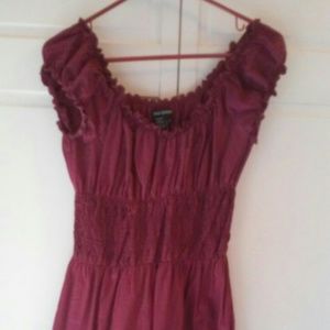 Maroon Dress