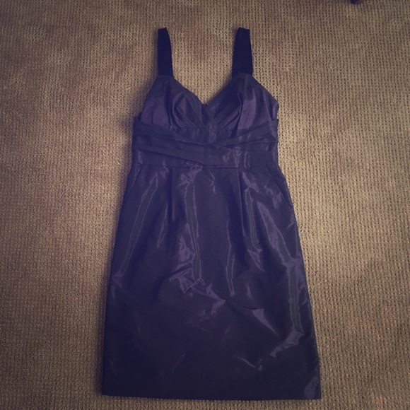 Banana republic party dress, dark purple