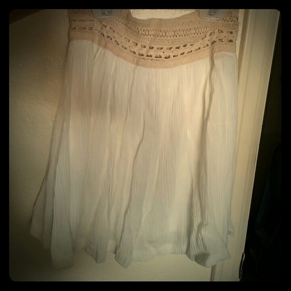 Crocheted skirt