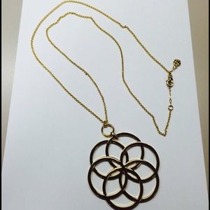Trina Turk gold pendant necklace