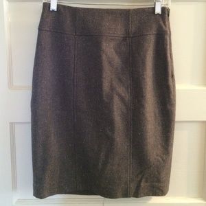 Brown Banana Republic Wool Skirt Size 2
