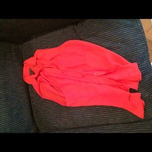 Translucent button up tank top