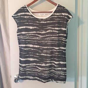 Calvin Klein cap sleeve top