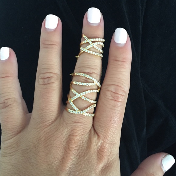 Bauble bar Jewelry - Gold Chain ring