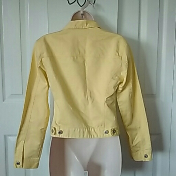 Gap Yellow Button Up Jacket EUC - Picture 2 of 4
