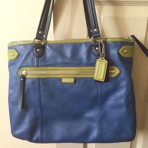 Coach authentic real leather purse