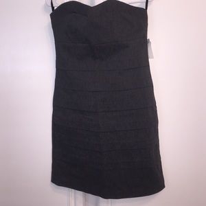 Dark office gray dress