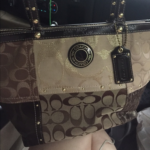Coach purse w/cheetah design