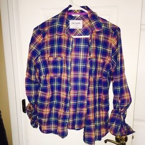 Plaid long sleeve