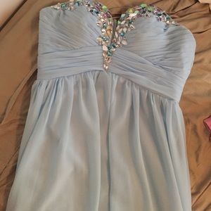 short strapless homecoming dress. Never been worn