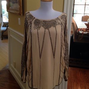 Haute hippie beaded top!