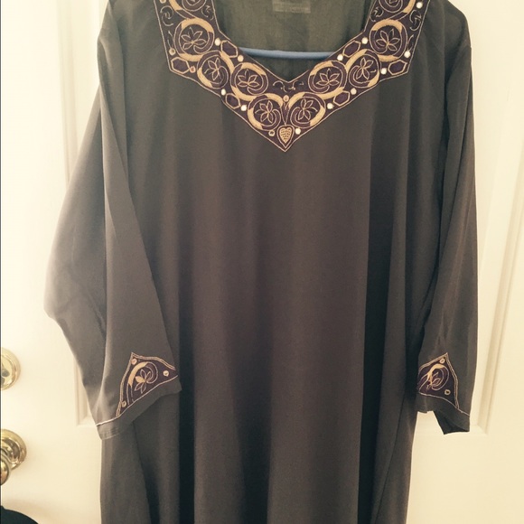 Grey shalwar kameez suit with dupatta