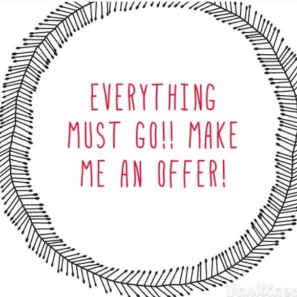 Everything must go!