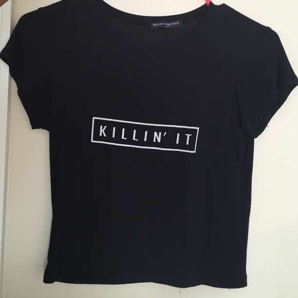 "killin it" Brandy Melville Croptop